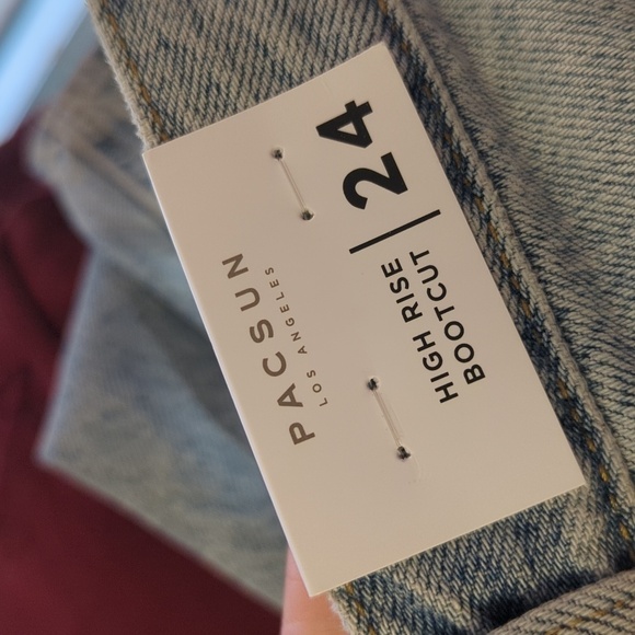 PacSun high rise boot cut size 24 - Picture 2 of 3